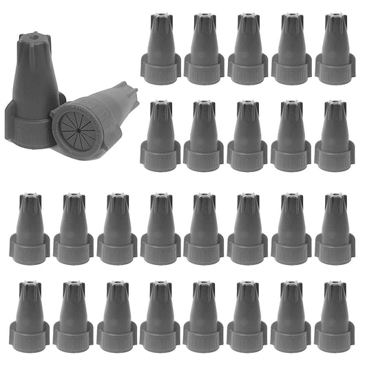 (100 Pack) 8-22 AWG Premium Waterproof Wire Connectors Landscape Wire Connector Electrical Caps, for Led Landscape Light Irrigation Valves Outdoor Speakers (100 Pack 8-22 AWG Medium)