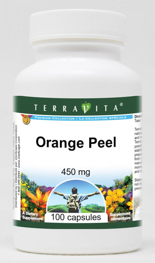 Orange Peel - 450 mg (100 Capsules, ZIN: 518639) - 3 Pack