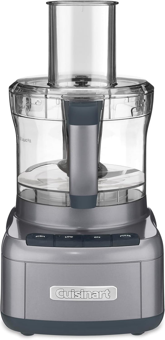 Cuisinart 8 Cup Food Processor, 350-Watt Motor, Gunmetal, FP-8GMP1