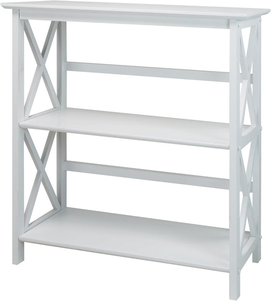 Casual Home 3-Shelf Montego Bookcase, White