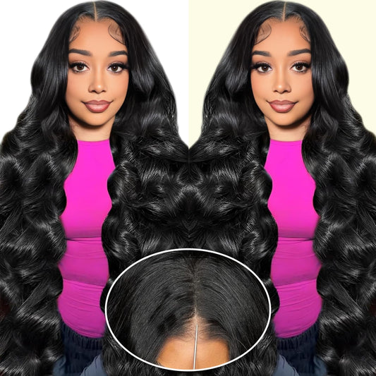 30 Inch Wear And Go Glueless Wigs Human Hair Pre Plucked Pre Cut 200% Density Lace Front Wigs Human Hair 7x5 Body Wave Human Hair Wig For Women Bye Bye Knots Wigs Human Hair Glueless Wear And Go