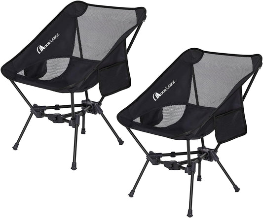 MOON LENCE Portable Camping Chair Backpacking Chair - The 4th Generation Ultralight Folding Chair - Compact, Lightweight Foldable Chairs for Hiking Mountaineering, Beach
