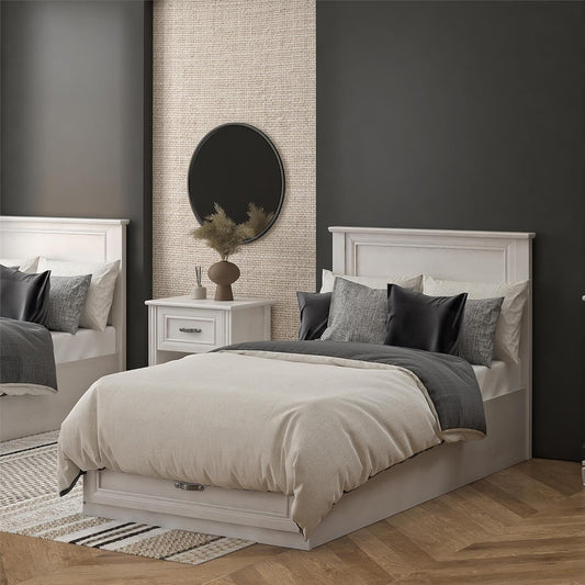 Ameriwood Home Hillview Twin Headboard, Ivory Oak
