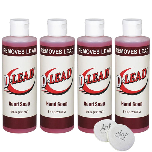 (4 Pack) - D-Lead Hand Soap, 8 Oz Bottles, Honey Almond Scent Spill Pads (4222ES)