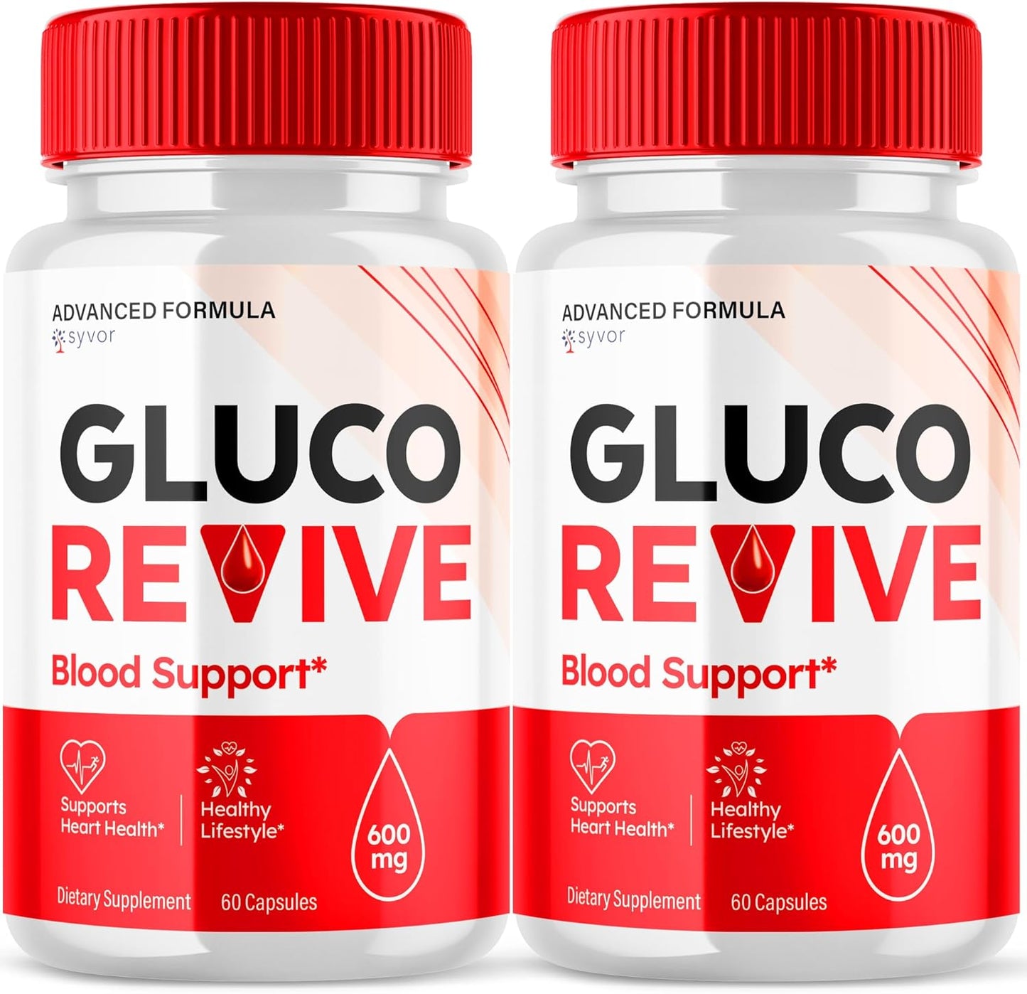 (2 Pack) Gluco Revive Capsules, Gluco Revive Advanced Formula Vitamin Pills, GlucoRevive Natural Ingredients Supports Healthy Lifesytle Glycogen Support Gluco Revive Glyco Optimizer (120 Capsules)