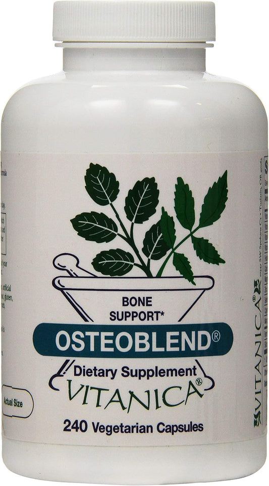 Vitanica, OsteoBlend, Bone Support, Vegan, 240 Capsules