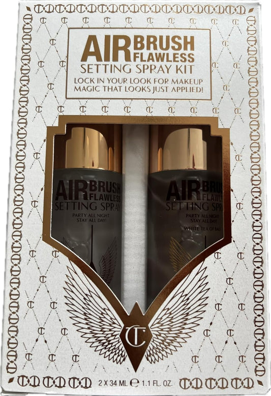 CHARLOTTE TILBURY Airbrush Flawless Setting Spray Kit Duo Set - 2 x 1.1 oz