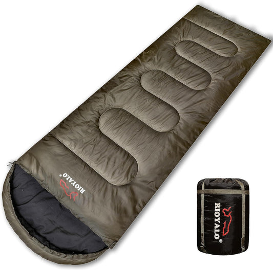 0 Degree Sleeping Bags for Adults Cold Weather | Big and Tall 4 Season Winter Camping Sleeping Bag w. Compression Sack for Youth Hiking Backpacking | Portable Waterproof | XL Up to 6 ft 10 in