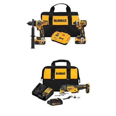 DEWALT 12V MAX Cordless Drill &amp; Driver Combo Kit &amp; Multi-Tool Kit Bundle