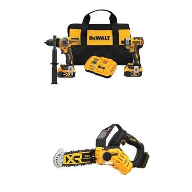 DEWALT 12V MAX Cordless Drill &amp; Driver Combo Kit &amp; Pruning Saw Bundle
