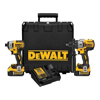 DEWALT DW 20V MAX XR Hammer Drill &amp; Impact Driver Combo Kit
