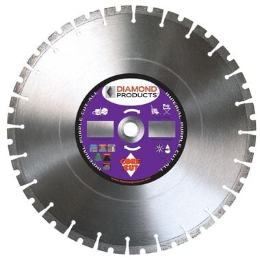 Diamond Products 14 In. x .125 In. x UNV Imperial Purple Cut-All Multi-Purpose High Speed Blade