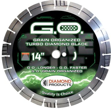 Diamond Products G.O. Grain Organized High Speed Diamond Blade
