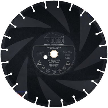 Diteq 14in D-25 Ductile Iron Blade