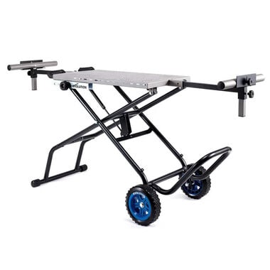 Evolution Power Tools MCSSTAND 662 Lbs Mitering Chop Saw Stand with Powerlift Assist