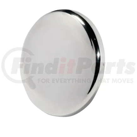Hadley H00928B - Horn Cover - Air Horn Shield, 7.75&quot;, Round Bell, Stainless Steel, Polished