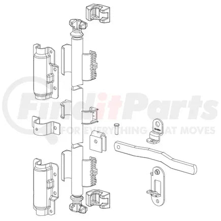 Fleet Engineers 021-00312 - Lock Rod Set, Miner Style