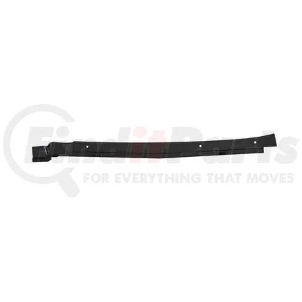 Freightliner 18-33367-002 - Top Dash Trim Panel - Gray, Plastic, 12 1/8&quot; Bolt Distance, Enclosed Gauges