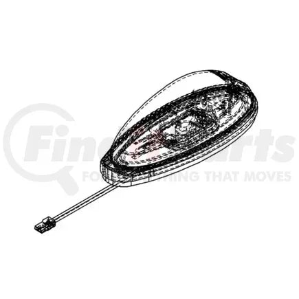 Freightliner A06-36925-000 - LED Roof Marker Light - Low Profile, Screw Mount