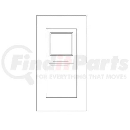 Freightliner A 680 540 04 45 - Rocker Switch - Double Pole Double Throw, For Lights