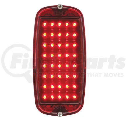 United Pacific CTL6066FSR - Tail Light - 40 LED Assembly, with Red Lens, for 1960-1966 Chevy/GMC Fleetside Truck