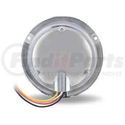 TRUX TLED-4X40F - Stop, Turn &amp; Tail Light, Dual Revolution, 4&quot; , Red/White, Flange Mount, LED (19 Diodes)