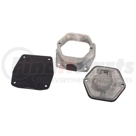 Phillips Industries 15-7629 - Trailer Nosebox Assembly - 7-Way, 1-7/8 in. Depth, Split Pin, with 20 AMP Circuit Breakers