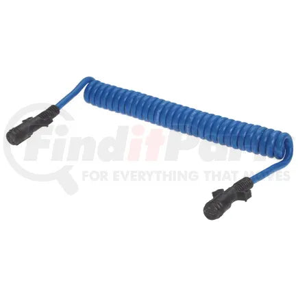 Phillips Industries 19-4712 - STA-DRY Light Duty Coiled Cable - 4-Way, 12 ft. Coiled, with THERMOSEALED Plugs