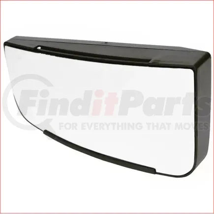 Velvac 716105 - Door Mirror Glass Assembly - LH, 2020XG Series, Convex, Heated, for Manual and Heated Glass