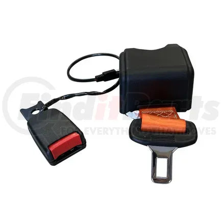 Universal Products RB-ORANGE-60-ELE - Seat Belt - Retractable, Normally Open Switch, 60&quot; Length Buckled End-to-End, 5 Amps