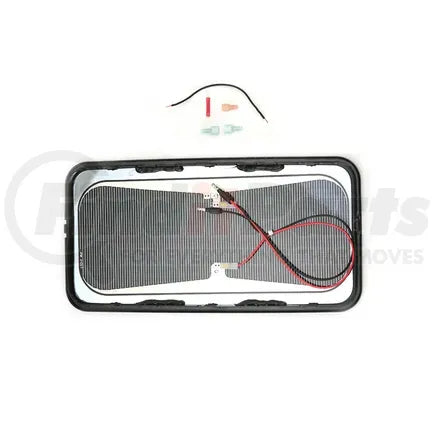 Velvac 709309 - Door Mirror Glass - Heated Glass, with Bezel, 8&quot; x 16&quot;