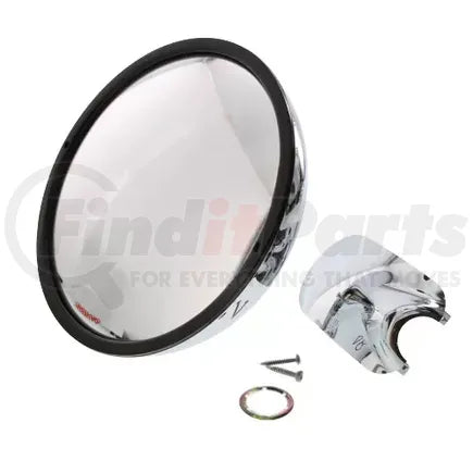 Velvac 716304 - Hood Mirror - Convex, 8.5 in., for PACCAR