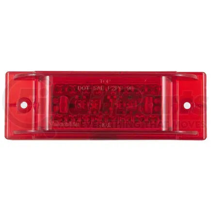 Truck-Lite 21280R - Auxiliary Light - 12 Volt LED, Rectangle, Red, Surface Mount