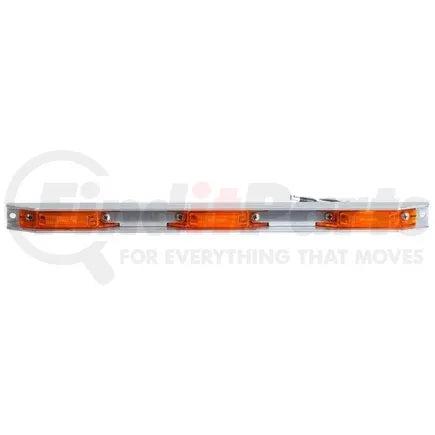 Truck-Lite 35740Y - 35 Series Identification Light - LED, Rectangular, Yellow Lens, 3 Lights, 12V