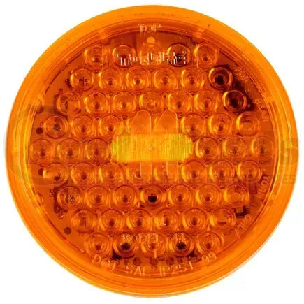 Truck-Lite 44211Y - Super 44 Strobe Light - LED, 42 Diode, Round Yellow, Grommet Mount, 12V