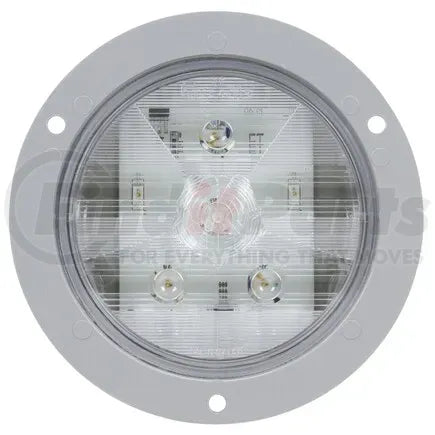 Truck-Lite 44344C - Super 44 Back Up Light - LED, Clear Lens, 6 Diode, Round Lens Shape, Flange Mount, 12v