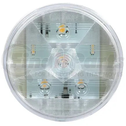 Truck-Lite 44350C - Super 44 Back Up Light - LED, Clear Lens, 6 Diode, Round Lens Shape, Grommet Mount, 12v