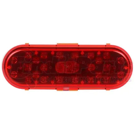 Truck-Lite 60885R - 60 Series Brake / Tail / Turn Signal Light - LED, Fit &apos;N Forget S.S. Connection, 12v