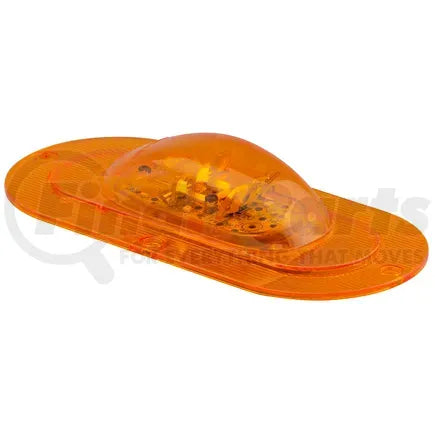 Grote 54203 - SuperNova Oval LED Side Turn Marker Light - Integrated Flange Mount, Male Pin