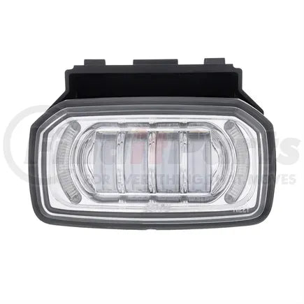 United Pacific 35983 - Fog Light - Projector, 12 LEDs, Chrome Inner Housing, For 2018-2023 International LT