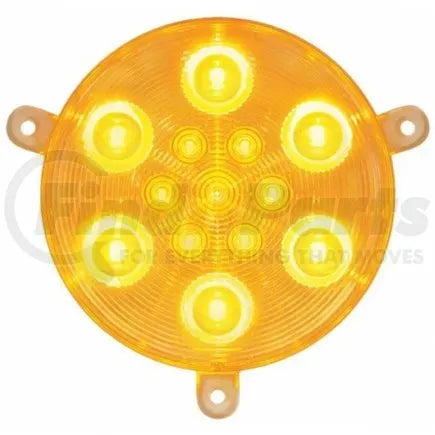 United Pacific 37617 - Daytime Running Light - 13 LED, Amber LED/Clear Lens, for 2005+ Freightliner Century