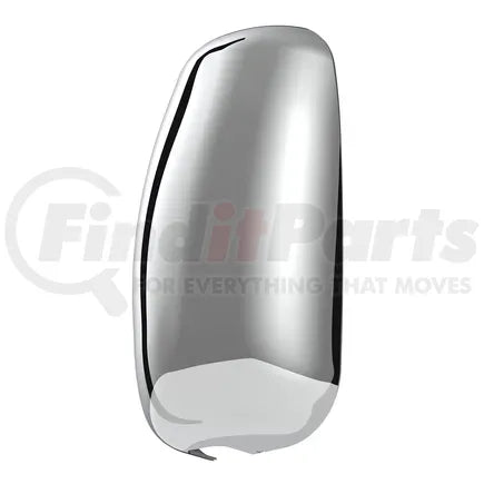 United Pacific 41745 - Door Mirror Cover - LH, Chrome, for Peterbilt