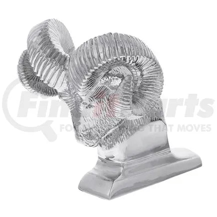 United Pacific 72051 - Hood Ornament - Chrome, Die-Cast Bighorn