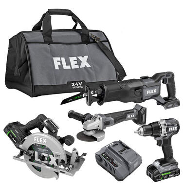 FLEX 24V 4pc Cordless Combo Kit