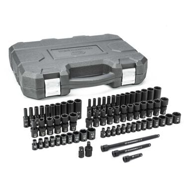 GEARWRENCH 1/4in Impact SAE/Metric Socket Set 71pc