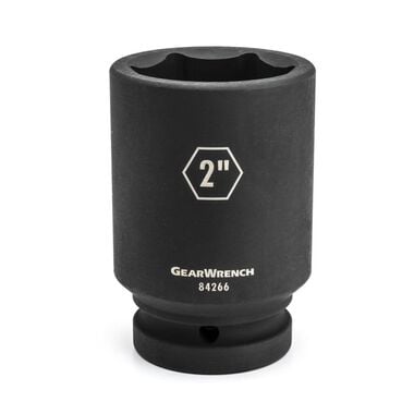 GEARWRENCH Impact Socket 1 in Drive 6 Point Deep 2-3/4 in