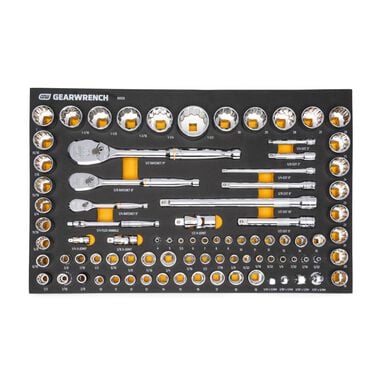 GEARWRENCH SAE/Metric Mechanics Tool Set 83pc