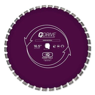 iQ Power Tools 16.5 in Q Drive Arrayed Segmented Super Hard Material Blade