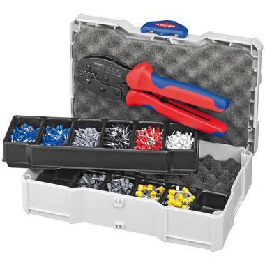 Knipex 8-1/2 Inch Crimping Pliers with Crimp Assortments