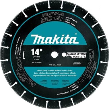 Makita 14 In. Metal Cutting Segmented Diamond Blade